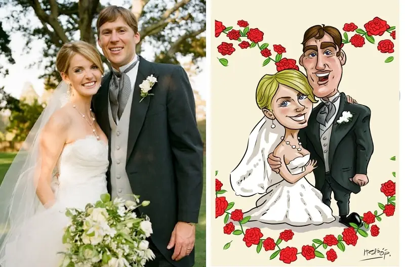 Oznamenie s karikaturou