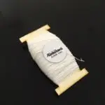 Okrúhla klobúková guma 1mm biela - návin 100m