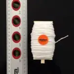 Okrúhla guma na rúško 2mm biela - návin 10m / 50m / 880m – Obrázok 3