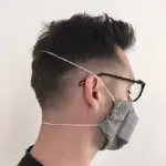 Okrúhla guma na rúško 2mm biela - návin 10m / 50m / 880m – Obrázok 4