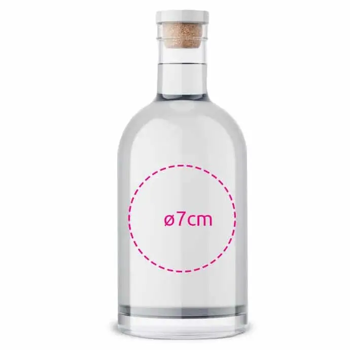 kruh7.jpg Etiketa na alkohol KRUH priemer 7cm – Obrázok 1