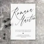 Jednoduché svadobné oznámenia 160 – Obrázok 4