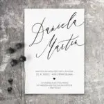 Jednoduché svadobné oznámenia 160 – Obrázok 5