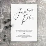 Jednoduché svadobné oznámenia 160 – Obrázok 7