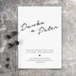 Jednoduché svadobné oznámenia 160 – Obrázok 8