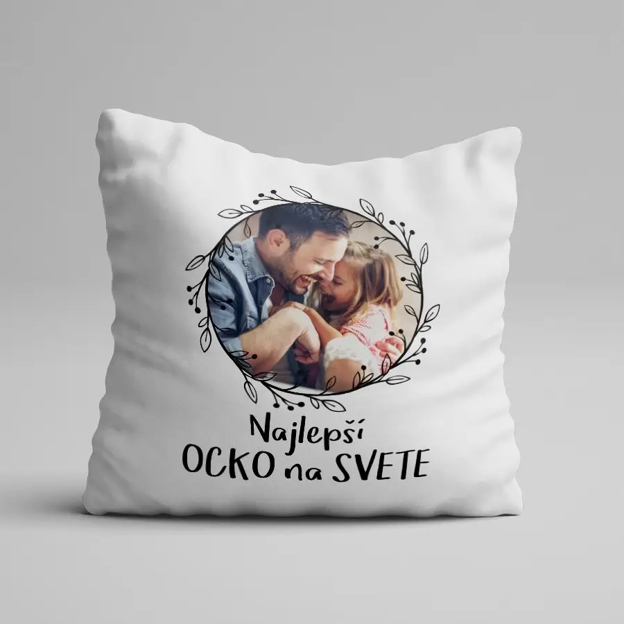 vankus_3.jpg Vankúš s potlačou 3 - najlepší ocko na svete – Obrázok 1