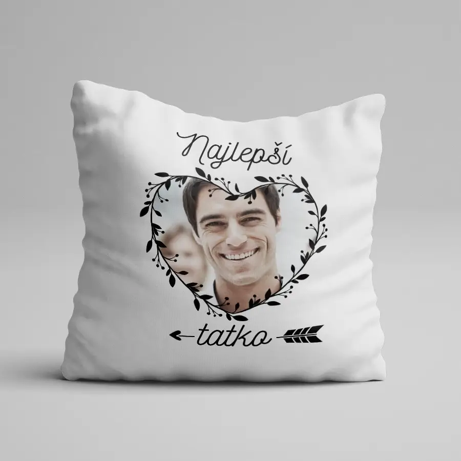 vankus_7.jpg Vankúš s potlačou 7 - najlepší tatko – Obrázok 1