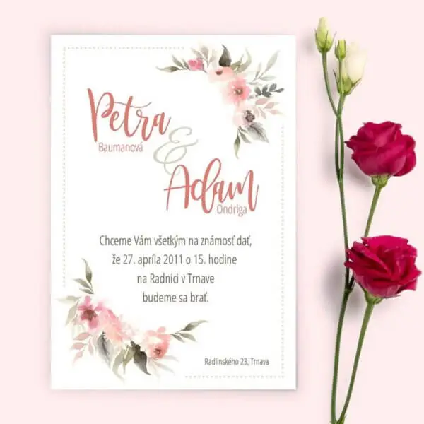 Svadobné oznámenia 135