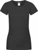 Dámske tričko Lady-Fit Softspun T - čierne S