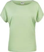 Dámske casual tričko z organickej bavlny - zelené M