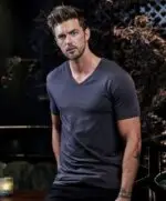 Pánske strečové tričko s V-výstrihom