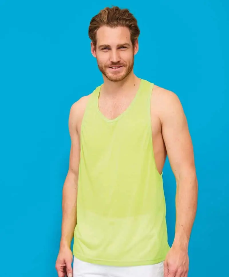 image_99317.jpg Pánske tielko Jamaica - biele L – Obrázok 1