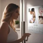 Magnetický fotokalendár 3 fotky – Obrázok 2