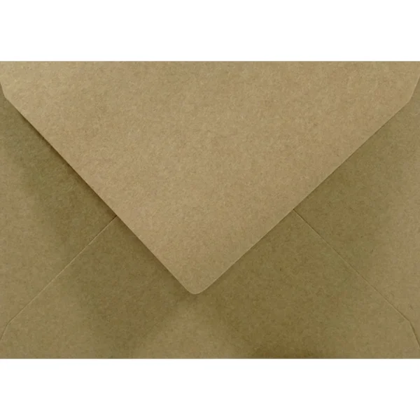 hnedá recyklovaná Kraft obálka C6