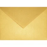 Obálka - zlatá metalická C6