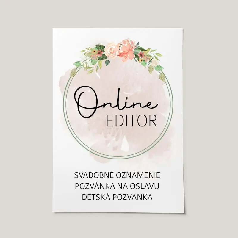 oznamenia pozvanka s fotkou