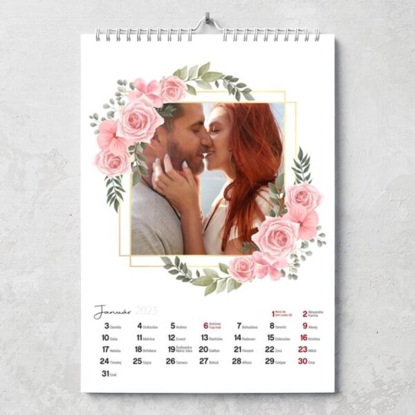 Fotokalendar kvety