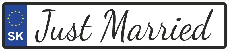 spz_15 Svadobné ŠPZ 15 – Obrázok 1