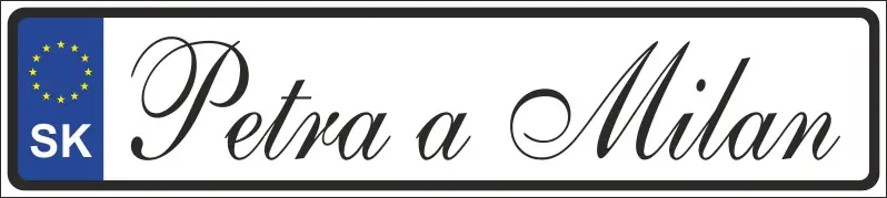 spz_4 Svadobná ŠPZ 4 – Obrázok 1