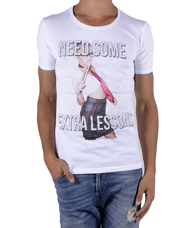 velkost orazka 525 Pánske tričko Extra Lessons – Obrázok 1