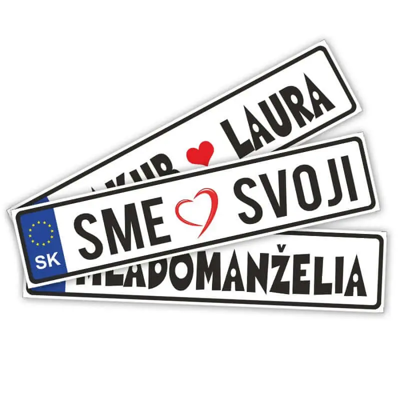 editor SPZ svadobna spz editor