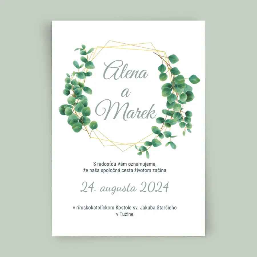 Svadobné oznámenie ED3 Svadobné oznámenie ED3 – Obrázok 1