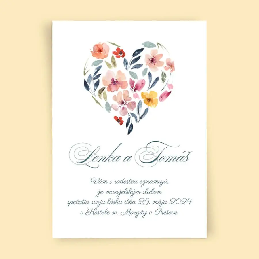 Svadobné oznámenie ED5 Svadobné oznámenie ED5 – Obrázok 1