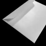 Obálka - biela perleťová C6 s rovnou klopou/rovným zatváraním – Obrázok 2