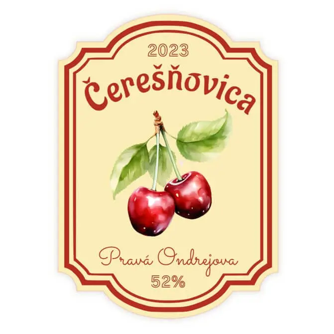ceresnovica etiketa na čerešňovicu