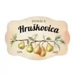Etiketa na hruškovicu