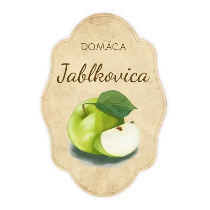 jablkovica zv_2 Etiketa na domácu pálenku jablkovicu