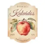 Etiketa na domáci kalvados