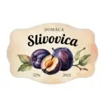 Etiketa na domácu slivovicu