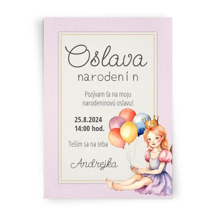 Detska pozvanka KD_7 Pozvánka na detskú oslavu kd_7