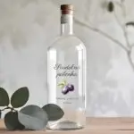 Jednoduchá priesvitná etiketa na slivovicu TR_2 – Obrázok 2