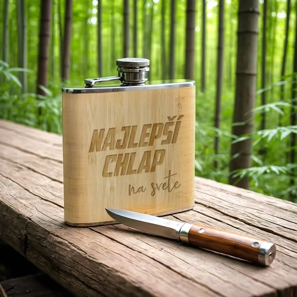 Ploskačka bambu s vlastným textom