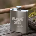 Ploskačka - nerezová s vlastným textom, obrázkom, či logom – Obrázok 4