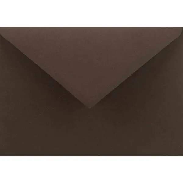 obálka C6 tmavo hnedá Cacao