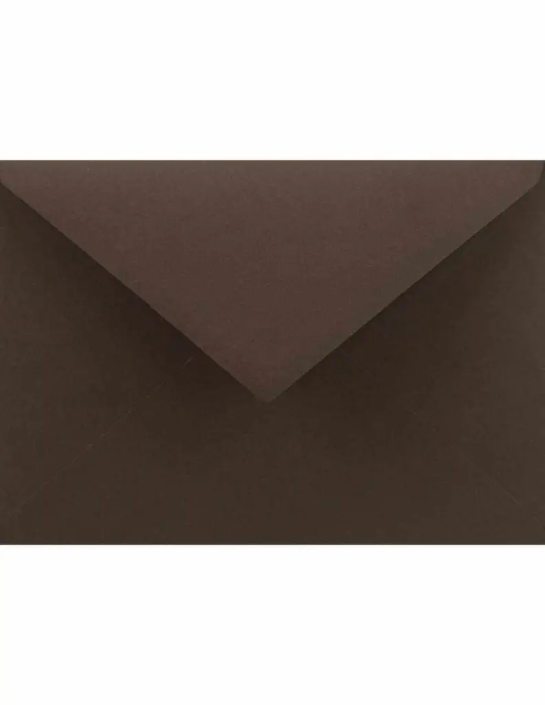 obálka C6 tmavo hnedá Cacao