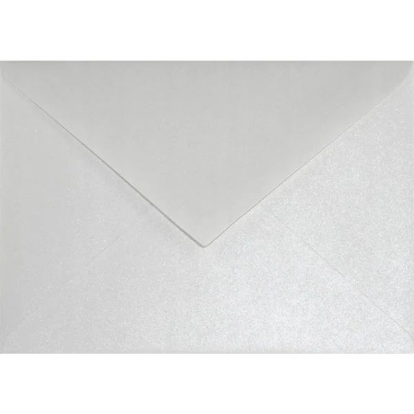 obálka C6 perleťovo biela Ice White Pearl