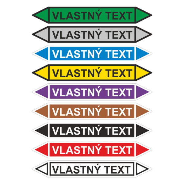 Označenie potrubia na mieru